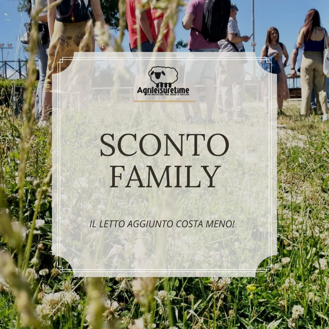 RICHIEDI LO SCONTO RISERVATO ALLE FAMIGLIE!