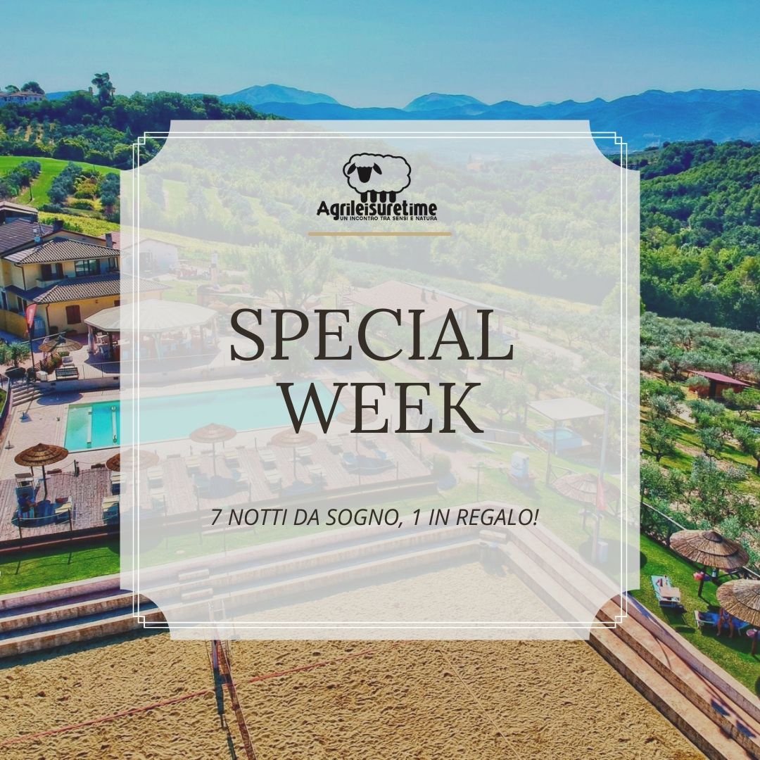 SCOPRI I VANTAGGI DI UNA SETTIMANA DA NOI!