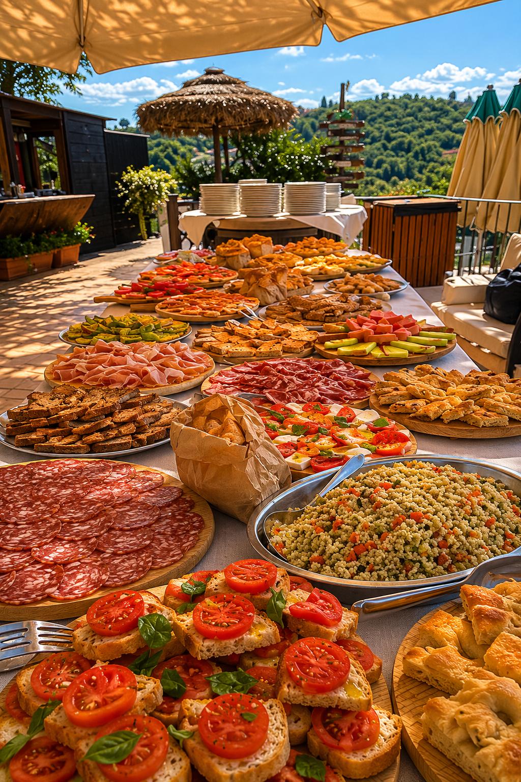 buffet esterno buffet esterno