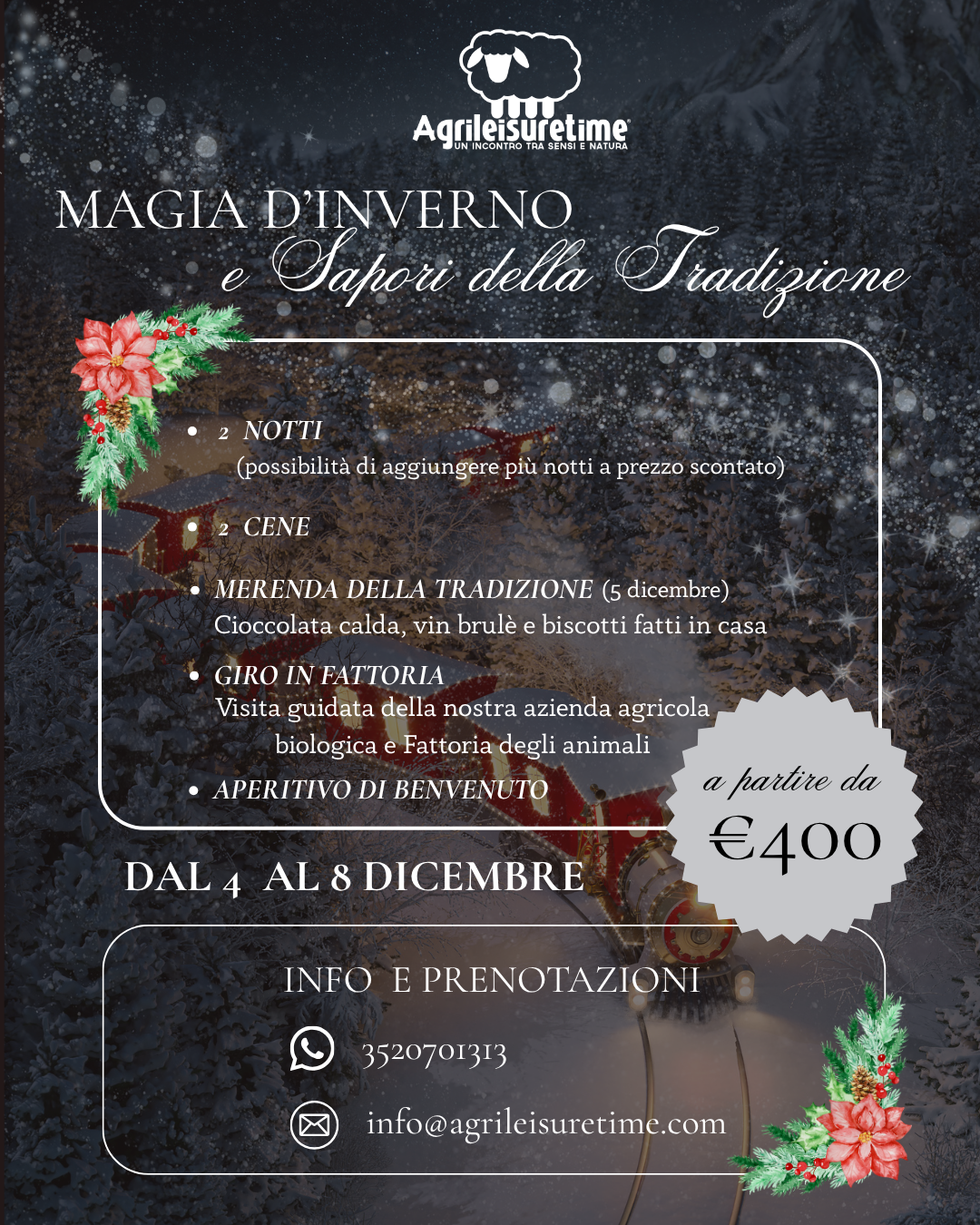 MAGIA D'INVERNO E SAPORI DELLA TRADIZIONE